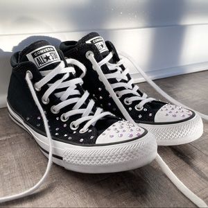 Rhinestoned converse